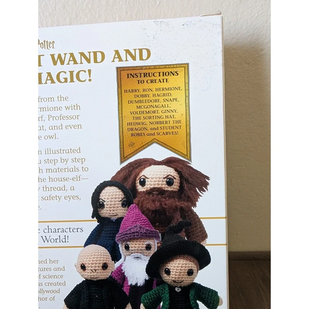 Harry Potter Crochet Craft Kit Dobby with Instruction Booklet Yarn Stuffing Hook